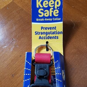 Safety Dog Collar Red Brand New